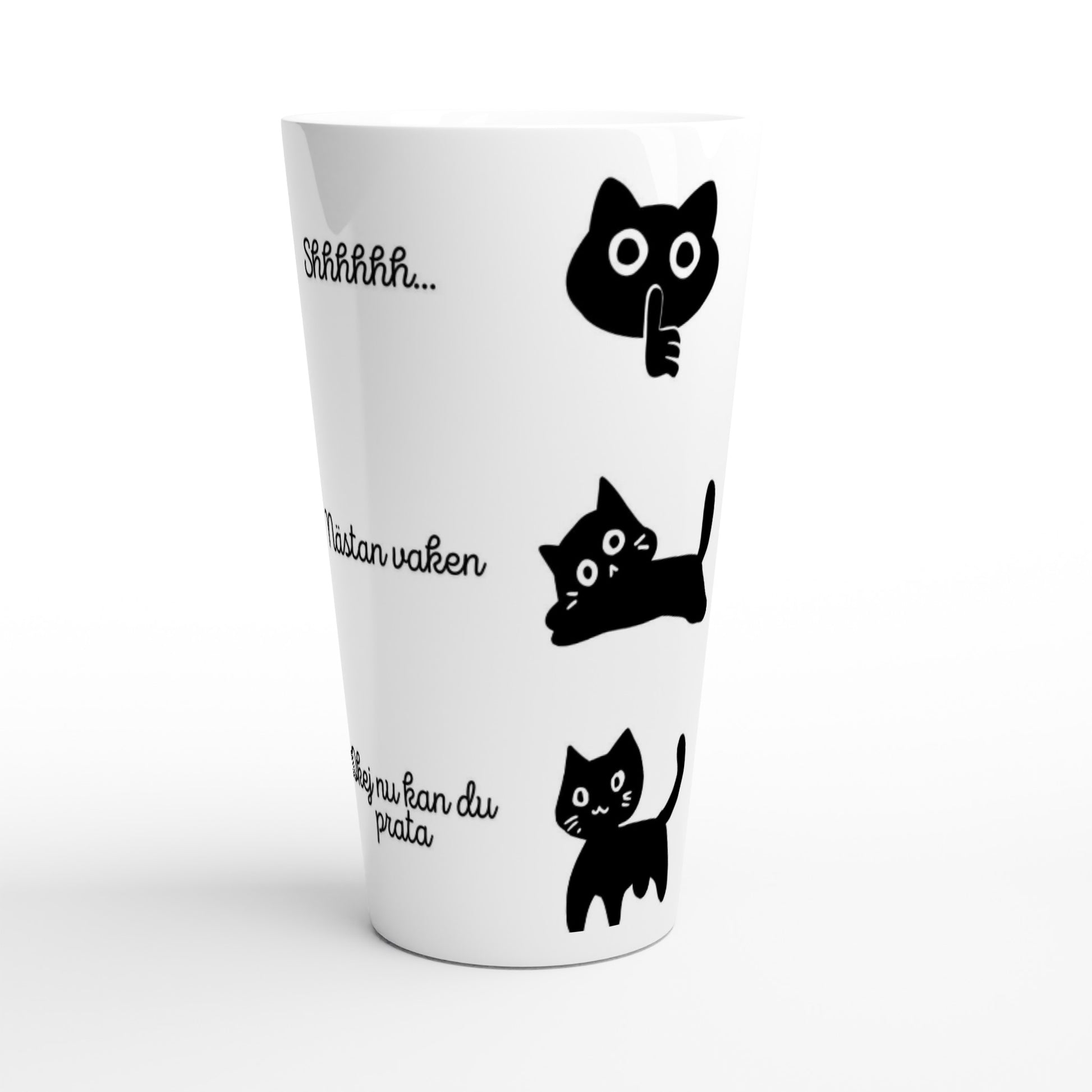 Roligt mugg katt