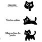 Roligt mugg katt