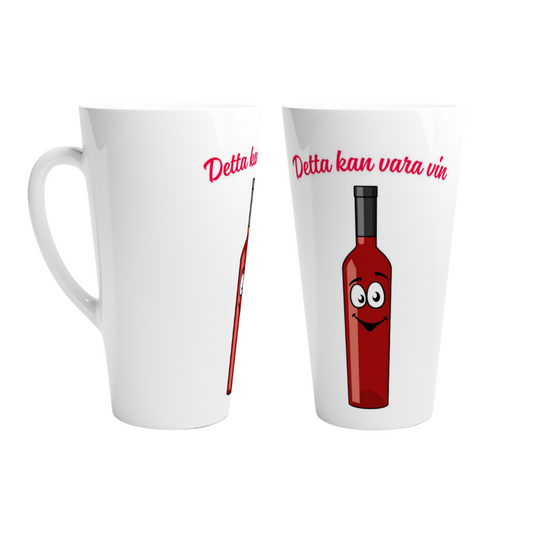Roligt mugg vin