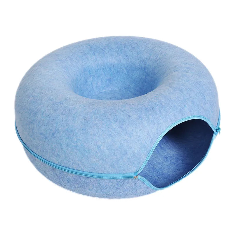 Kattgrotta Donuts - blå färg 