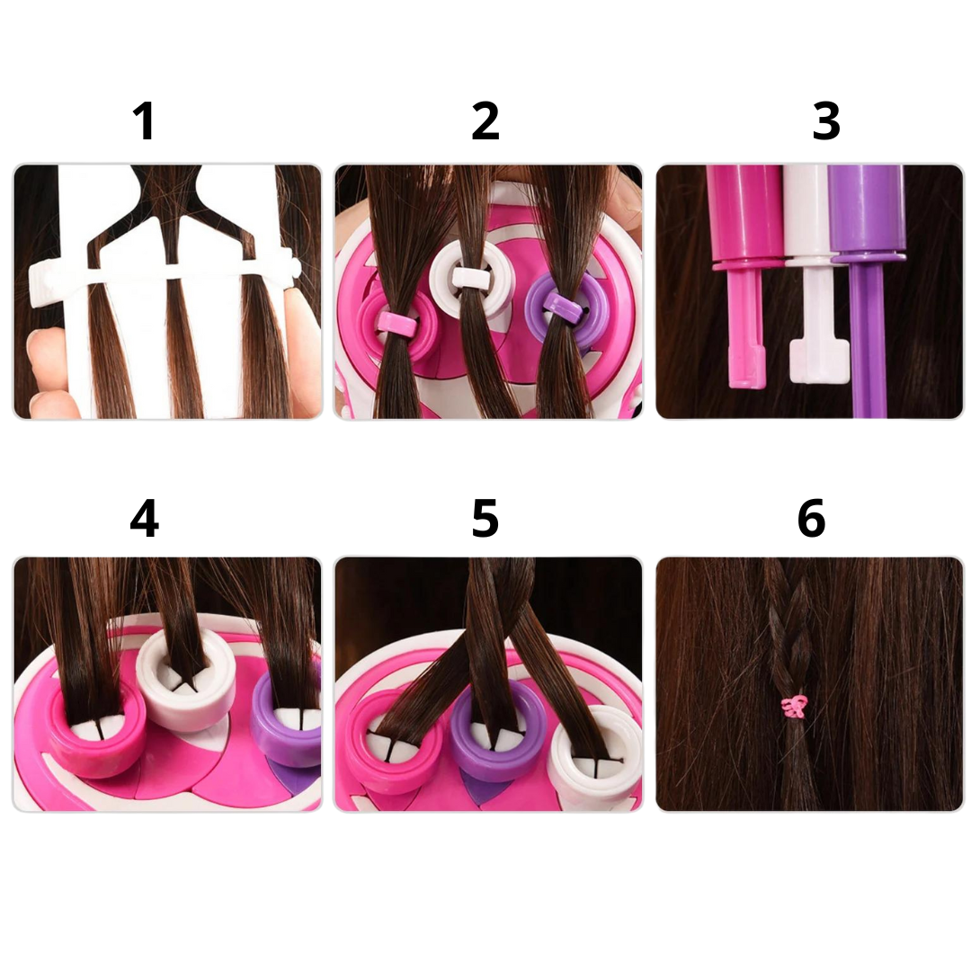 Så fixar du enkla flätor till barnen