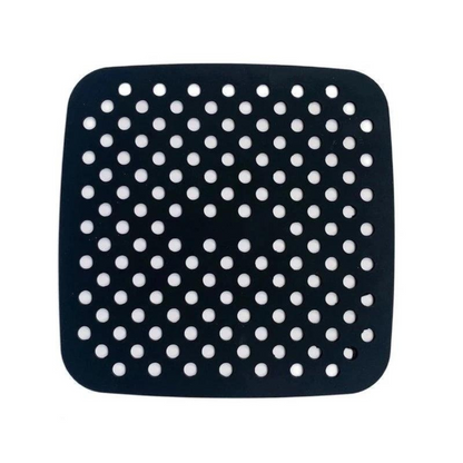 Silikonmatta airfryer svart