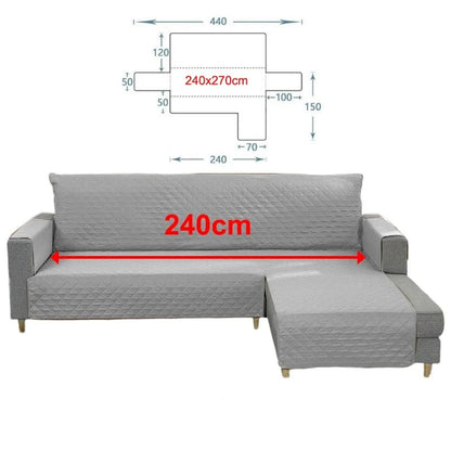 Sofföverdrag 3 sits soffa L