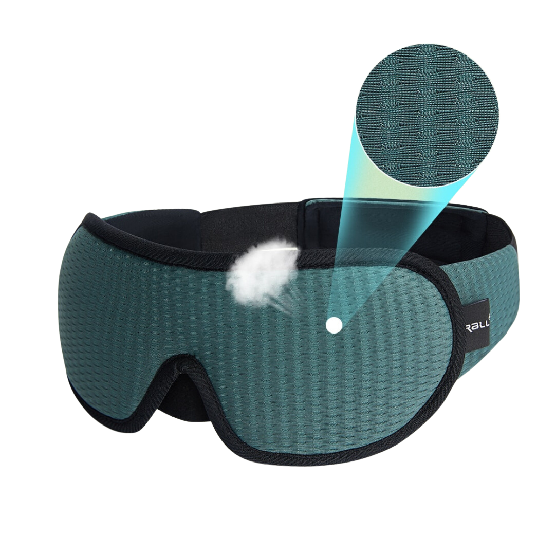 Sovmask 3D grön