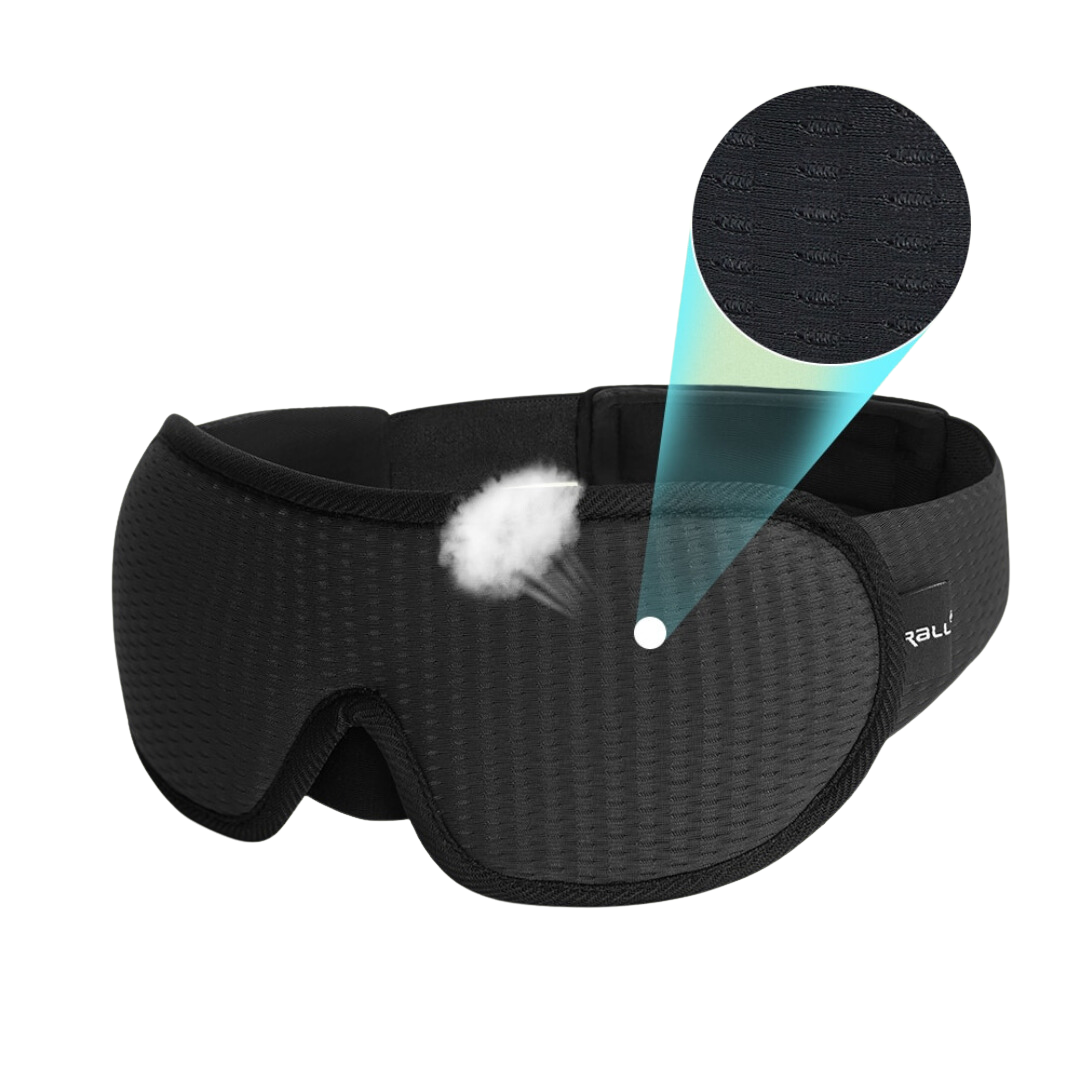 Sovmask 3D svart