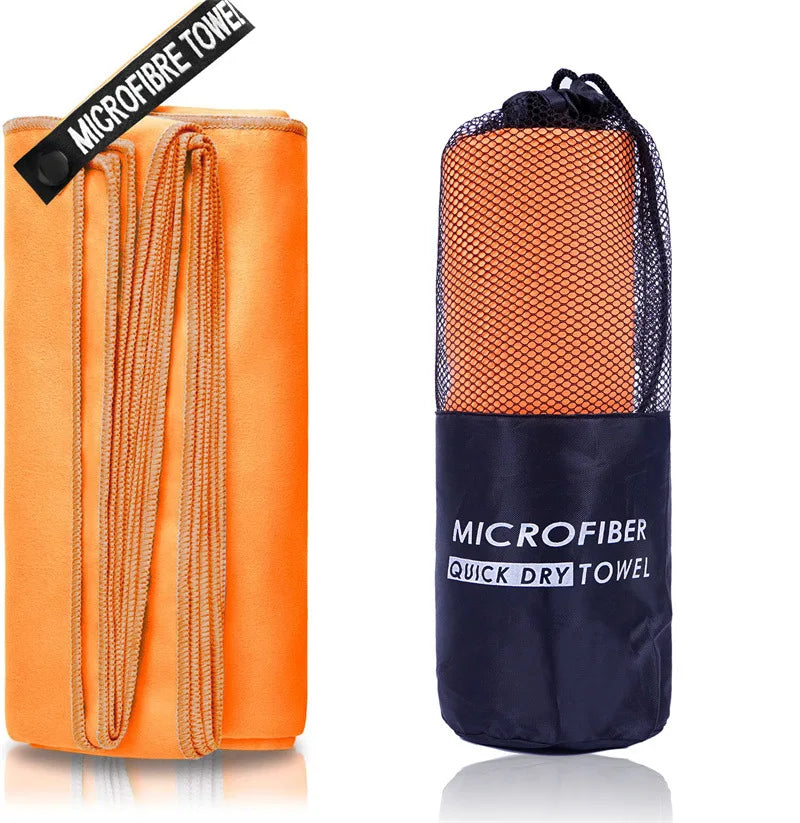 Strandhandduk orange