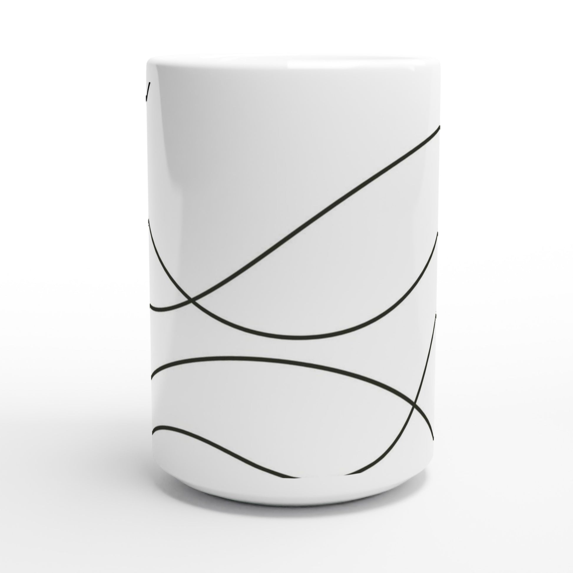 Svartvitt mugg