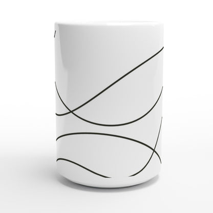 Svartvitt mugg