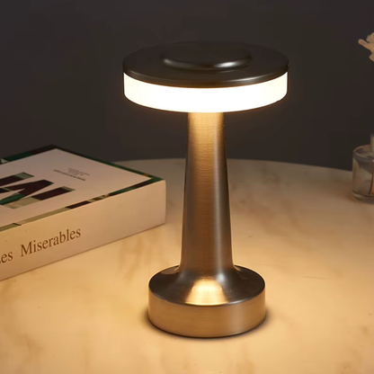 Trådlös bordslampa brons