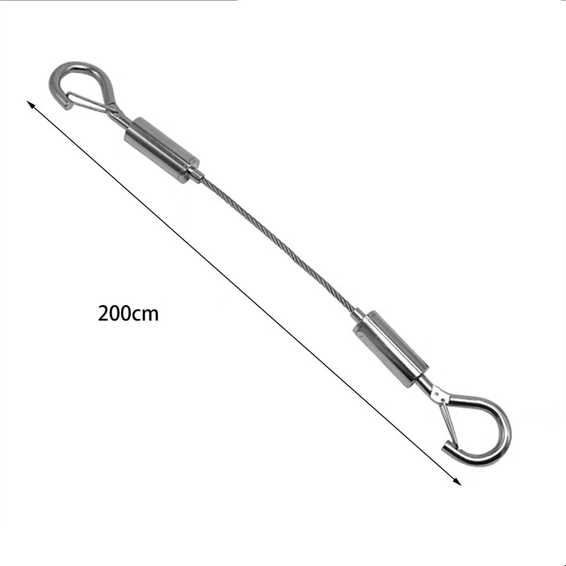 Vajer med krok 200 cm