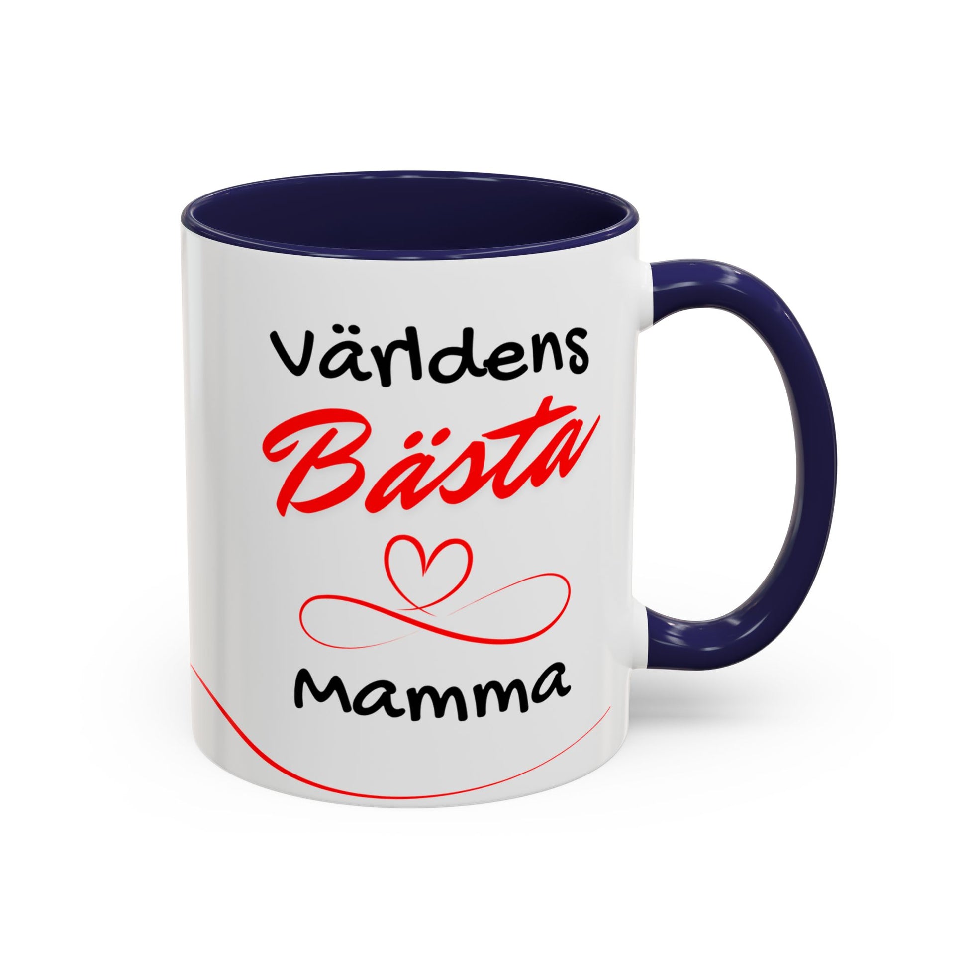 Världens bästa mamma mugg blå