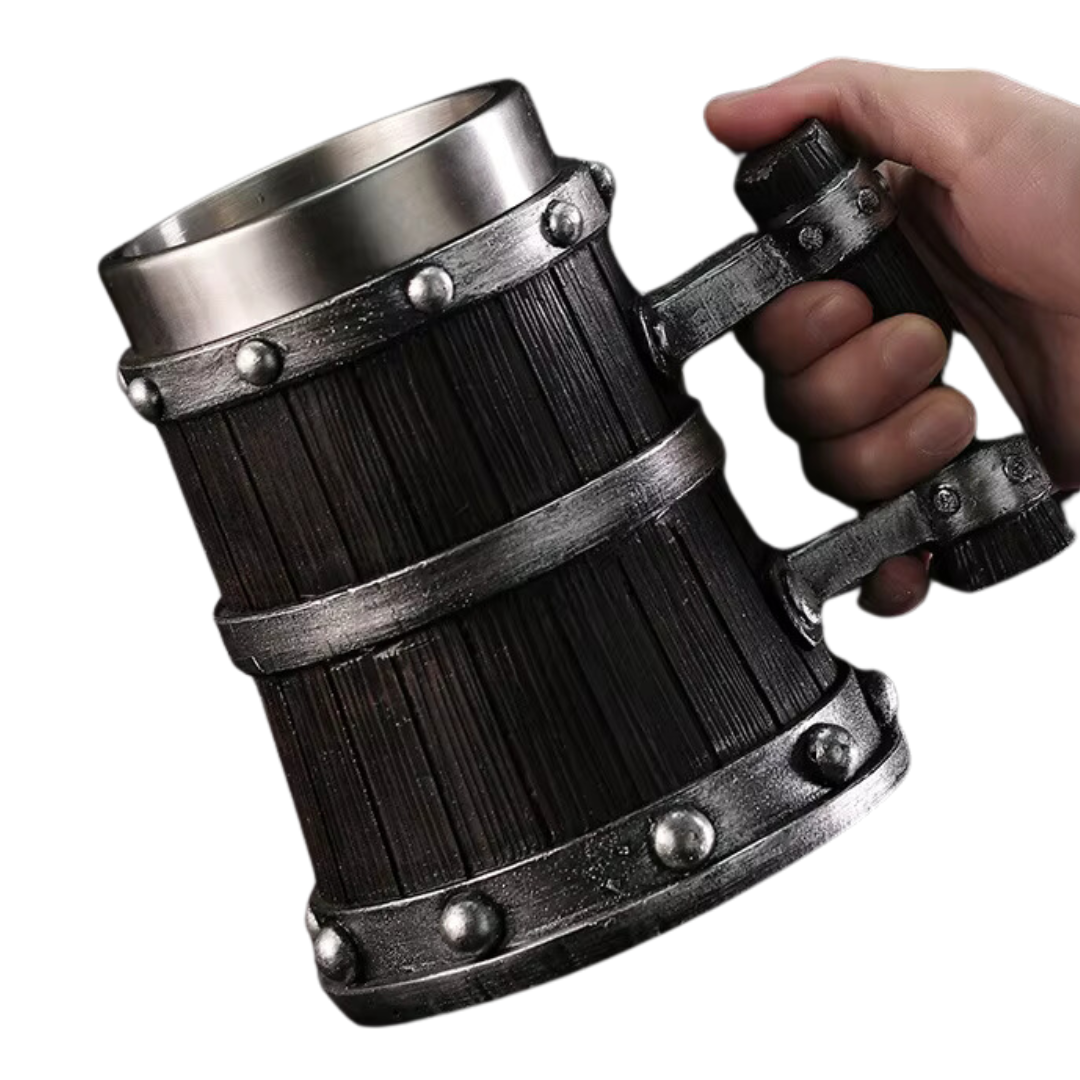 Viking ölmugg svart