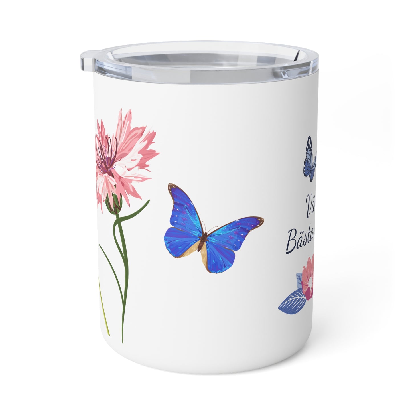 Vitt mugg med lock