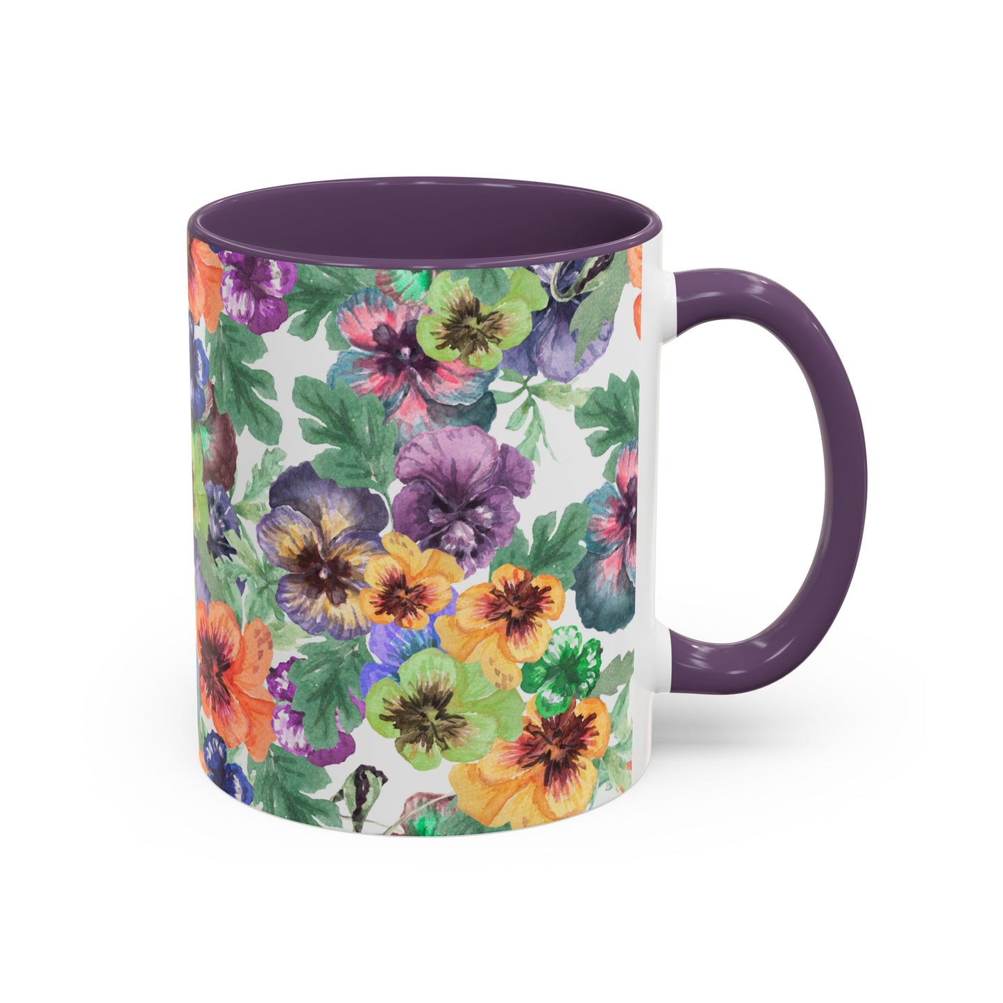 blommig mugg