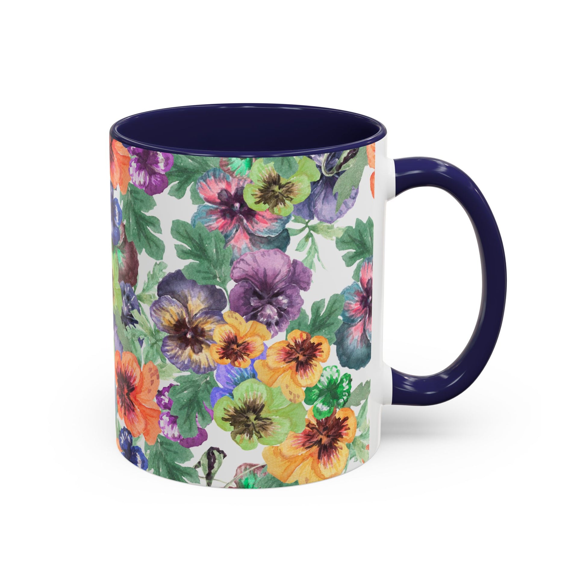 blommig mugg