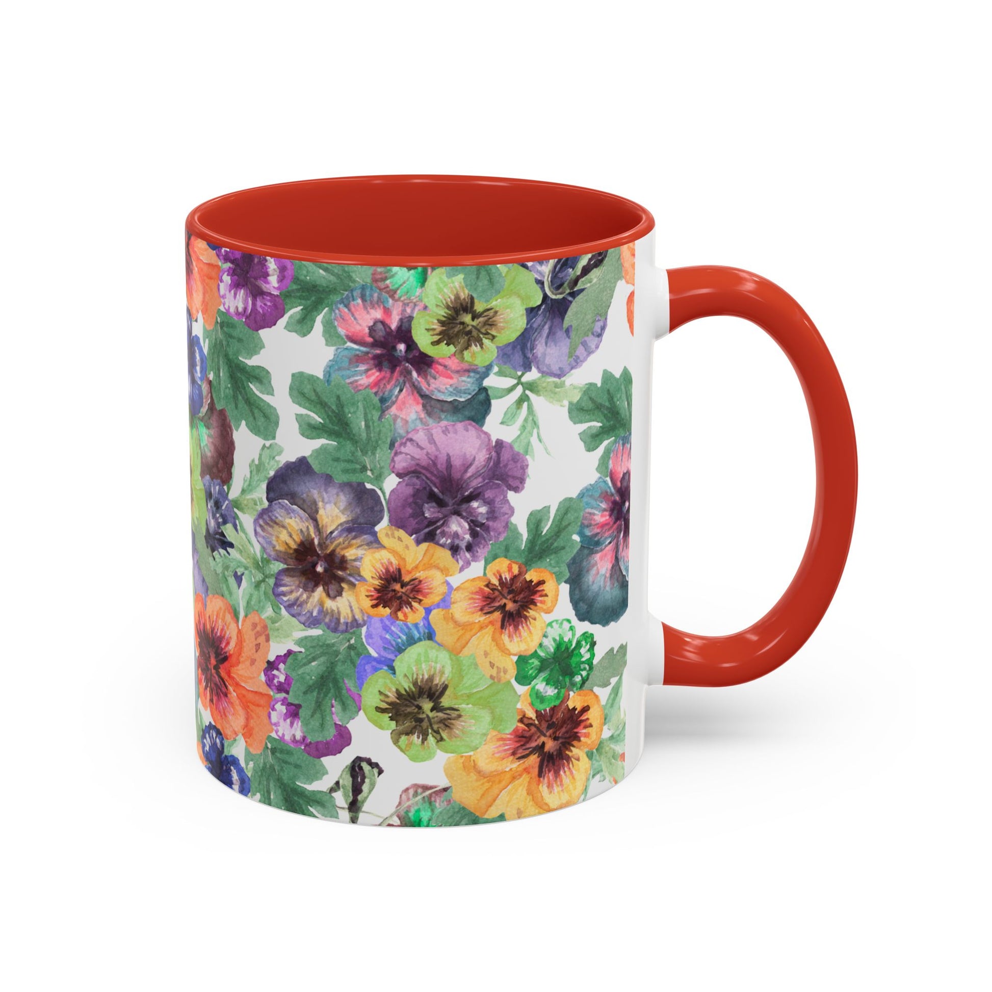 blommig mugg