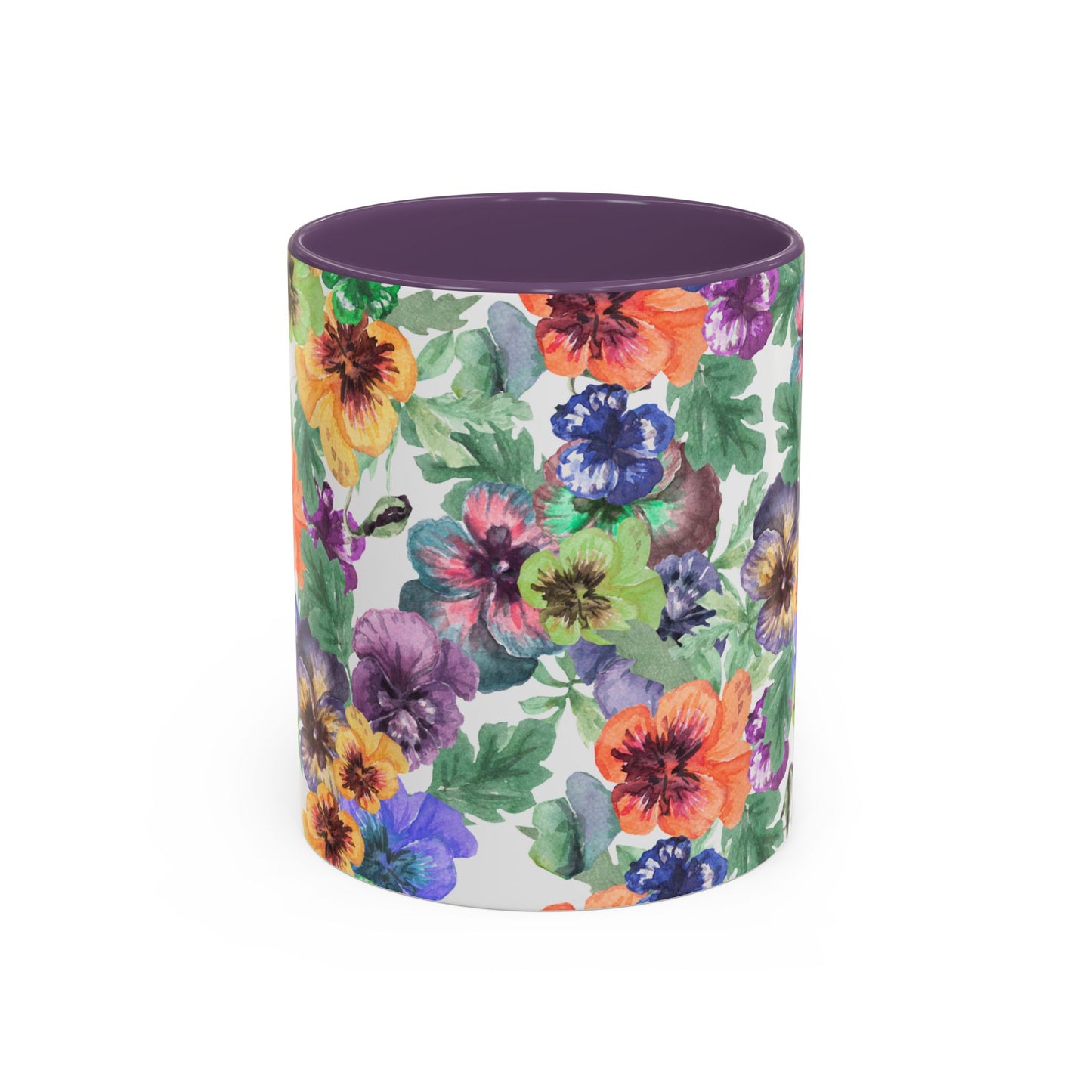 blommig mugg