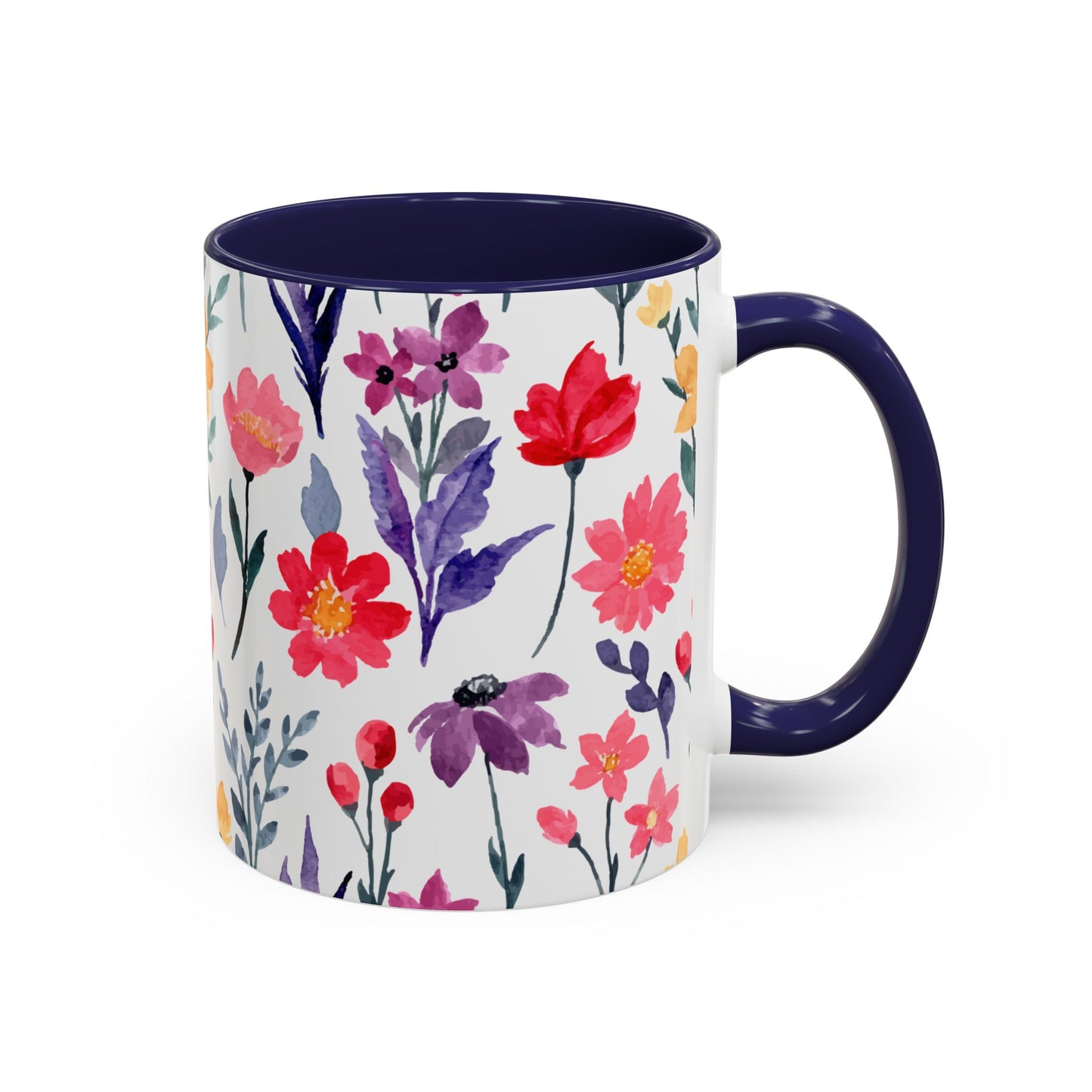blommig mugg