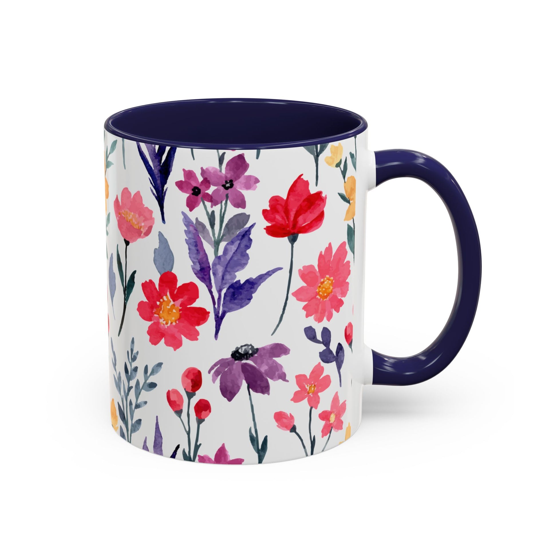 blommig mugg