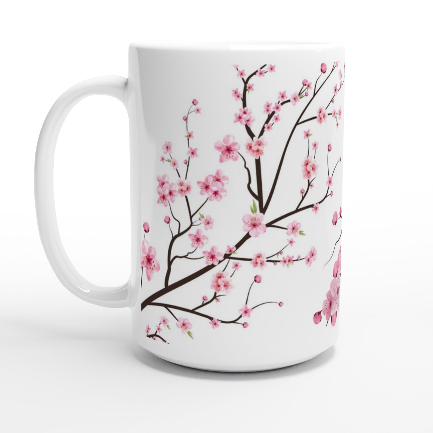 Blommig mugg