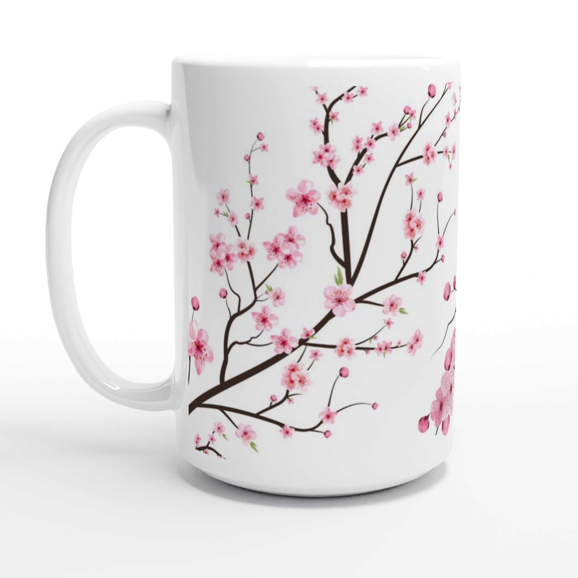 Blommig mugg