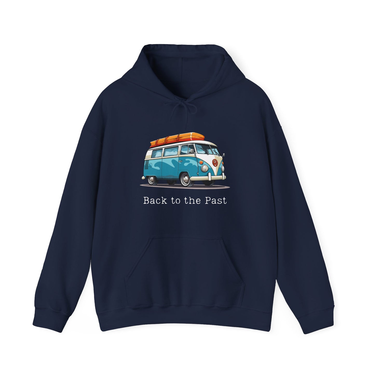 mörkblå hoodie