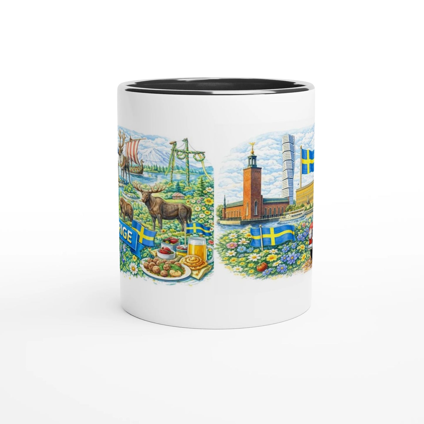 Mugg med Sverige motiv