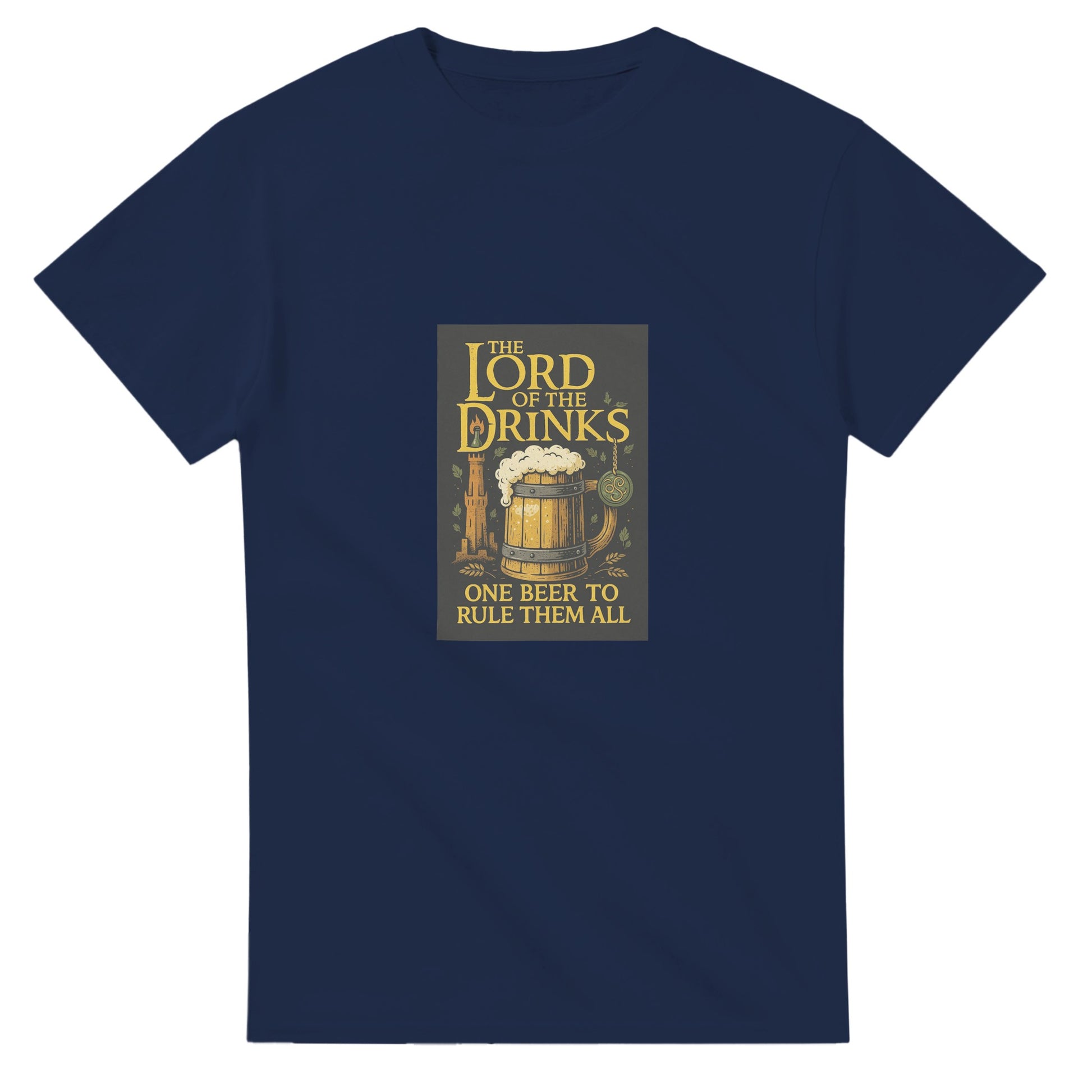 roligt t-shirt blå