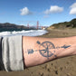 Temporär tatuering kompass
