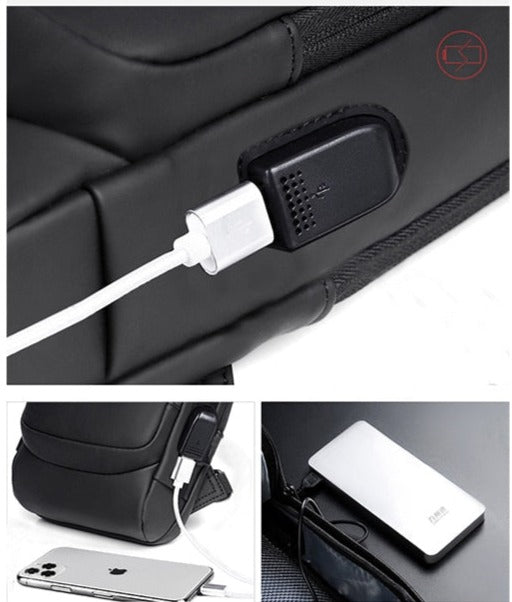 Liten ryggsäck med USB