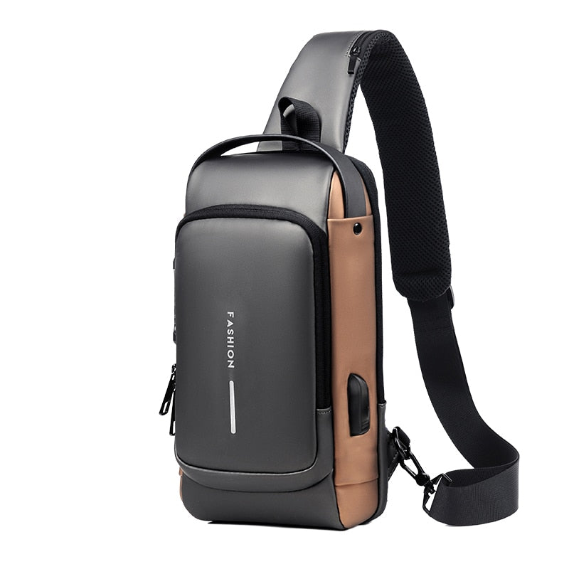 Snygg ryggsäck med USB-uttag - Bekväm laddning.