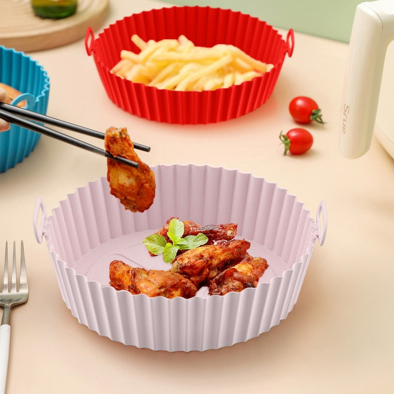 Air Fryer Silikonform - Perfekt för Mångsidig Matlagning